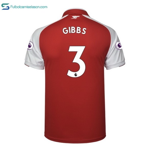 Camiseta Arsenal 1ª Gibbs 2017/18